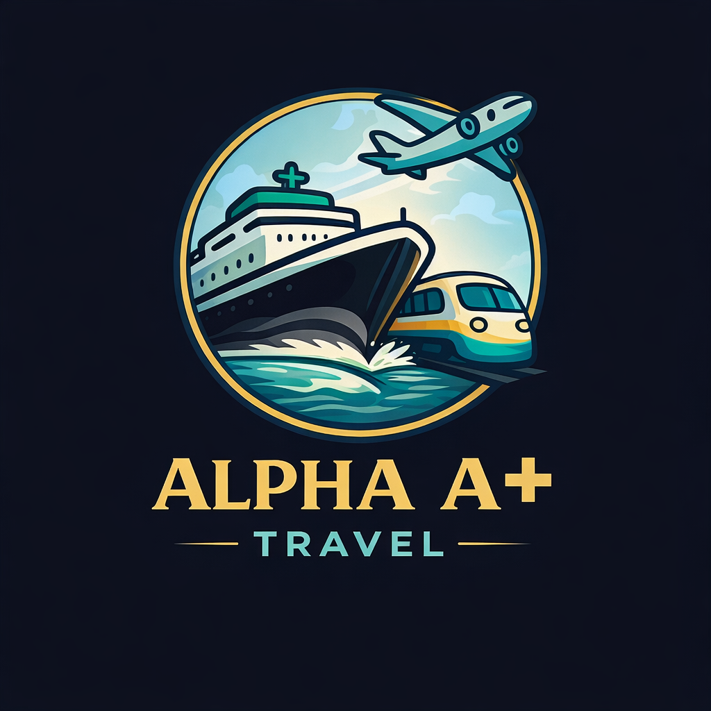 Alpha A+ Travel logo